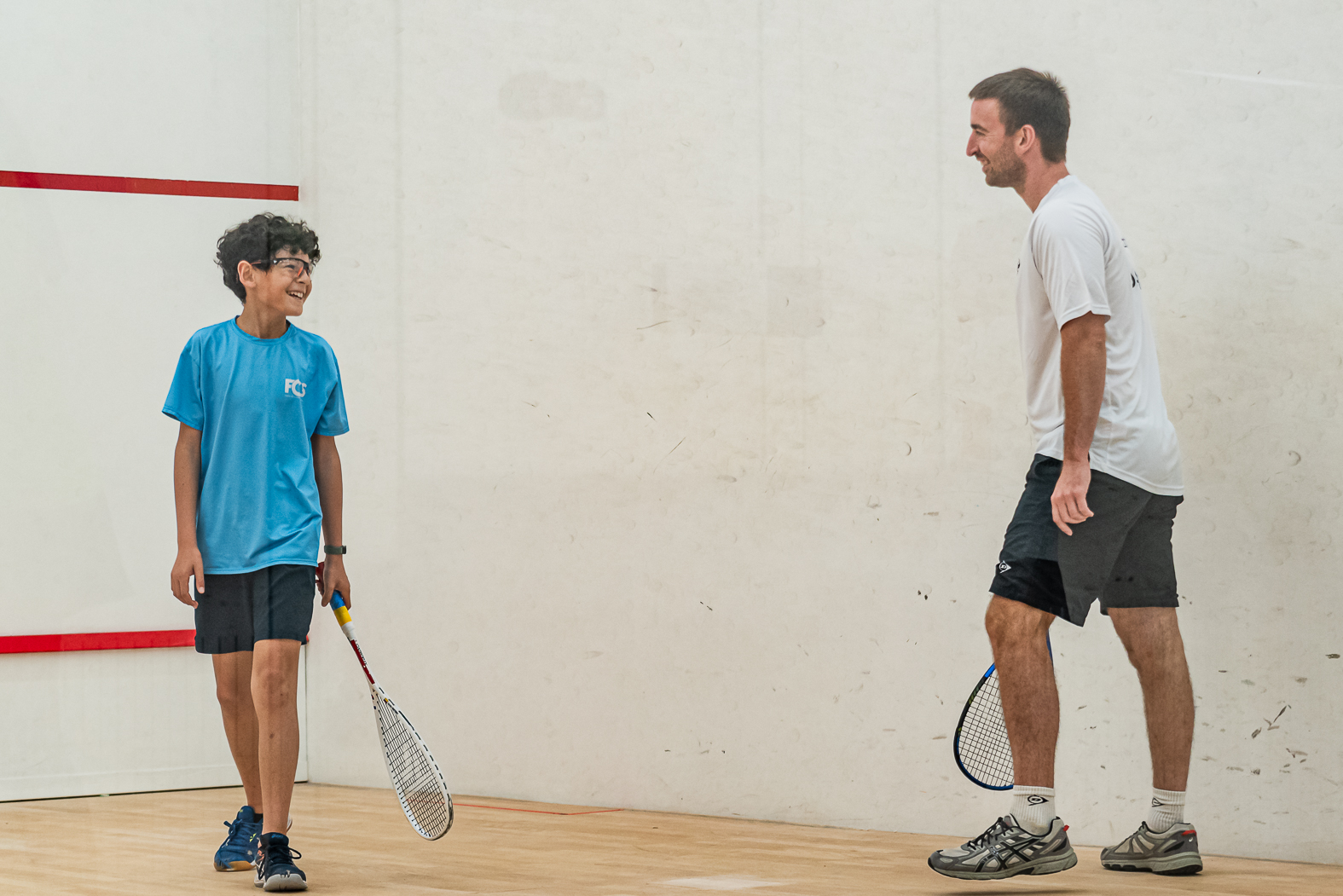 Kimaa Squash coaching session